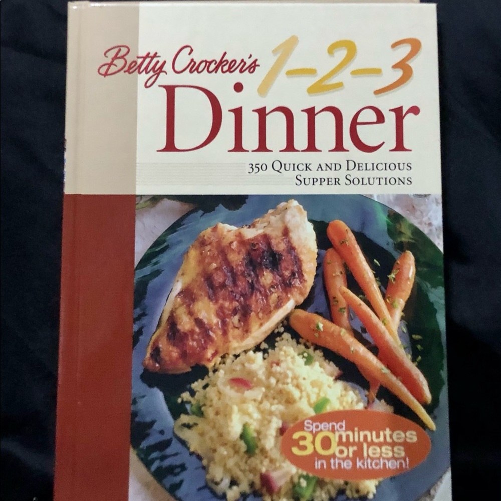❌SOLD❌ Betty Crocker’s “1-2-3 Dinner” Cookbook, Used